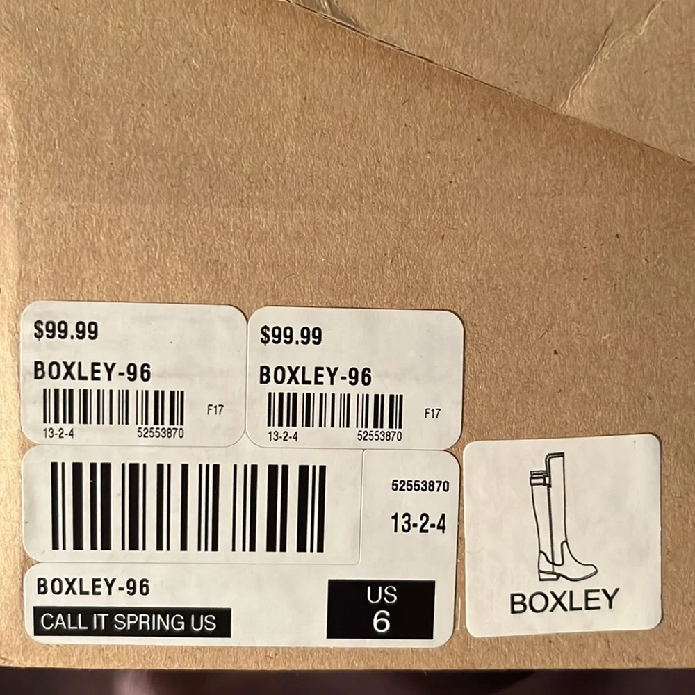 Call It Spring Boxley Black Over The Knee Boot Size 6